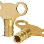 Easigrip Radiator Key, Solid Brass (Pack of 2)