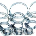 UKDD® 12 Piece Garden Hose Clamps Jubilee Clip Set 6mm-51mm Universal Hose Clips