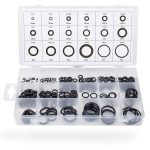 225Pc Rubber O Ring Assortment in Plastic storage case