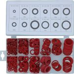 UKDD 600pc Fibre Washer Set – Assorted Fibre Seals Various Sizes Sealing Washers
