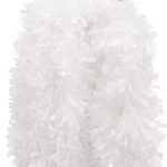 Matt White Chunky/Fine Christmas Tinsel -4 metre