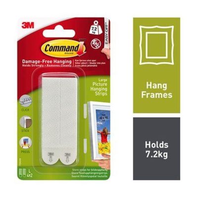2x Command Large Picture Hanging Strips, 17206