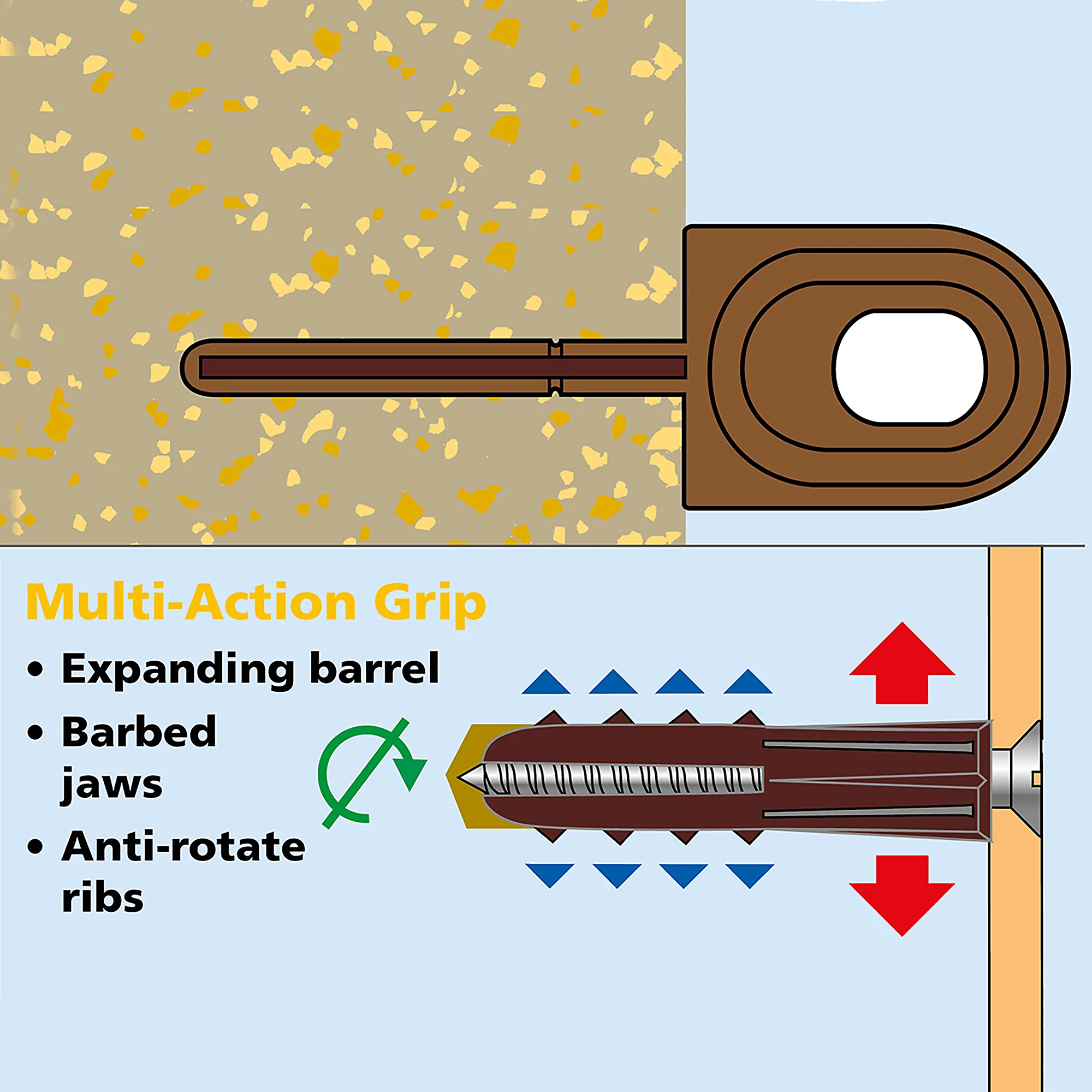 plasplugs-originals-brown-plastic-wall-plug-dia-8mm-l-52mm-pack-of-50~5010047125517_01i_bq