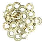 20Pc Brass Coated Steel Eyelets/Grommets for Tarpaulin Repair Kit