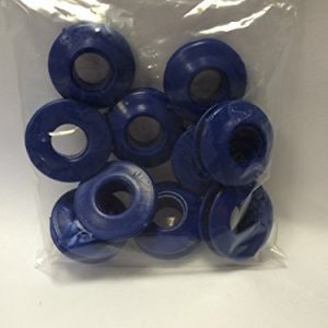 10 pairs Blue Plastic Self Sealing Grommets -Snap Eyelets for Groundsheet Tarpaulin Awning