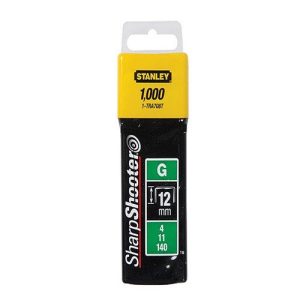 Stanley 1-TRA708T 12mm Heavy-Duty Staple (1000 Pieces)