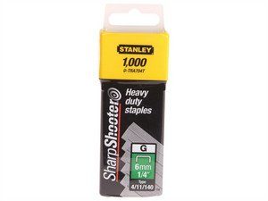 Stanley Heavy Duty Staple 6MM (1000) 0-TRA704T