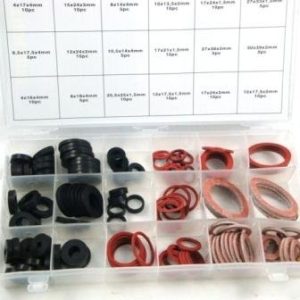 Toolzone 141pc Red Fibre and Rubber Sealing Washer Assortment