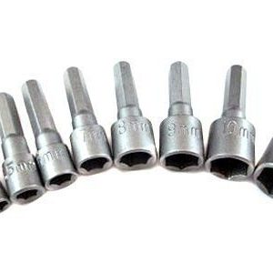 Toolzone 8Pc 1/4" Hex Shank Nut Drivers 5-11mm