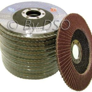 Trade Quality 115mm - 4 1/2'' inch 80 Grit Sanding Flap Disc (10 pack) AB011