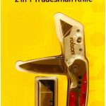 Rolson Tools 2-in-1 Tradesman Folding Knife with Spare Blades 62852