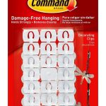 Command Decoration Clips for Christmas and Fairy Light – White