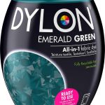 DYLON Washing Machine Fabric Dye Pod for Clothes & Soft Furnishings 350g – Emerald Green
