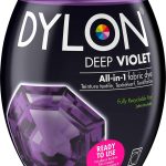 DYLON Washing Machine Fabric Dye Pod for Clothes & Soft Furnishings 350g – Deep Violet