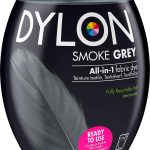 DYLON Washing Machine Fabric Dye Pod for Clothes & Soft Furnishings 350g – Smoke Grey