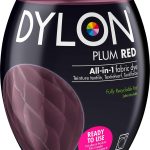 DYLON Washing Machine Fabric Dye Pod for Clothes & Soft Furnishings 350g – Plum Red