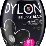 DYLON Washing Machine Fabric Dye Pod for Clothes 350g – Intense Black