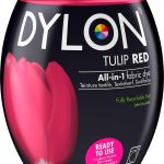 DYLON Washing Machine Fabric Dye Pod for Clothes & Soft Furnishings 350g – Tulip Red