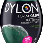 DYLON Washing Machine Fabric Dye Pod for Clothes & Soft Furnishings 350g – Forest Green