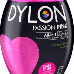 DYLON Washing Machine Fabric Dye Pod for Clothes & Soft Furnishings 350g – Passion Pink