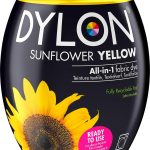 DYLON Washing Machine Fabric Dye Pod for Clothes & Soft Furnishings 350g – Sunflower Yellow
