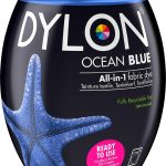 DYLON Washing Machine Fabric Dye Pod for Clothes & Soft Furnishings 350g – Ocean Blue