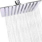 Overhead Shower Head Square Chrome Rain Shower 150mm x 150mm (6″)