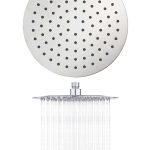 Overhead Shower Head Round Chrome Rain Shower 250mm (10″)