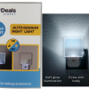 LED Plug in Night Light with Dusk to Dawn Photocell Auto Sensor Night Lighting for Hallways, Bedrooms, Landings, Children’s Room, Nursery, Kitchen, Acrylic, 0.5 w (pack of 1)