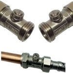 Isolation Valve 15mm x 1/2″ Bolofix Male Iron Flat Faced Isolator Valves for Tap Connector Flexi Pipes for Hot and Cold Water Systems Easy Installation Flexible Tap Connector (Pair)