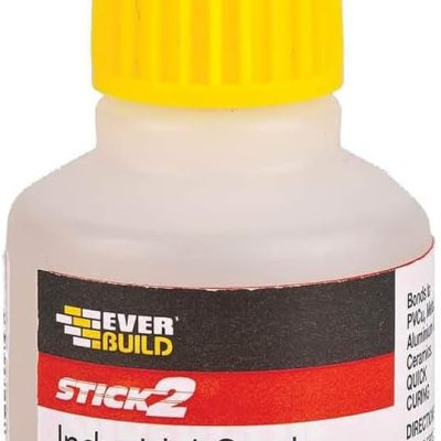 Everbuild Stick2 General Purpose Superglue Industrial Grade High Strength Rapid Setting Clear 20g