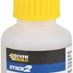 Everbuild Stick2 Superglue High Viscosity Industrial Grade High Strength Rapid Setting Clear 50g (HV50)