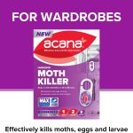 Acana Hanging Moth Killer 4 pack For Wardrobes Max Power – NEW Max Performance