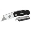 Rolson Folding Lock Back Utility Knife with 5 spare Replacement Blades 62848