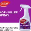 Acana Moth Killer & Freshener, Lavender, 275ml – Spray Formula, Kills Moths, Eggs & Larvae – Licensed Insecticide – Non-staining – for Carpets, Curtains & Cushions